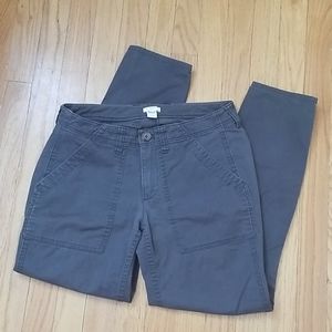 J Crew Stretch Cargo Capri Pant